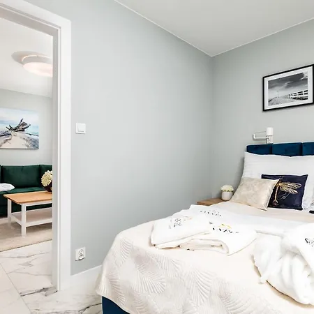 Gold Sea Z Krytym Basenem-pobierowo Baltic Apartments-sannel For Rent *